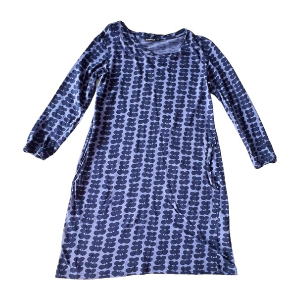 Marimekko Cotton Flax Shift Dress | SMALL - Picture 6 of 10